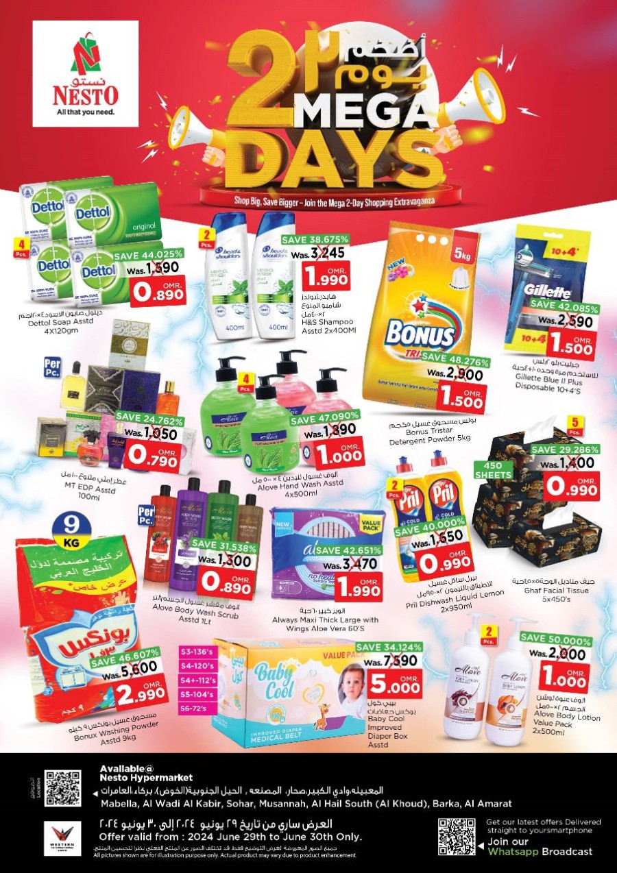 Nesto Mega Days Deal Flyer Nesto Oman Offers Today