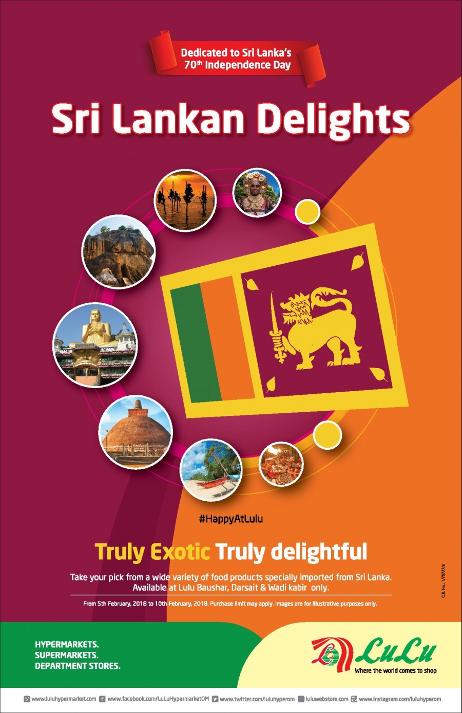 Lulu Sri Lankan Delight Offers