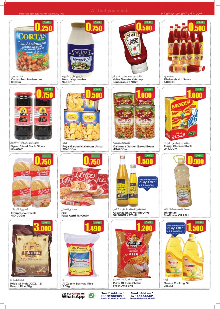 Nesto Hypermarket 7 Days Deals