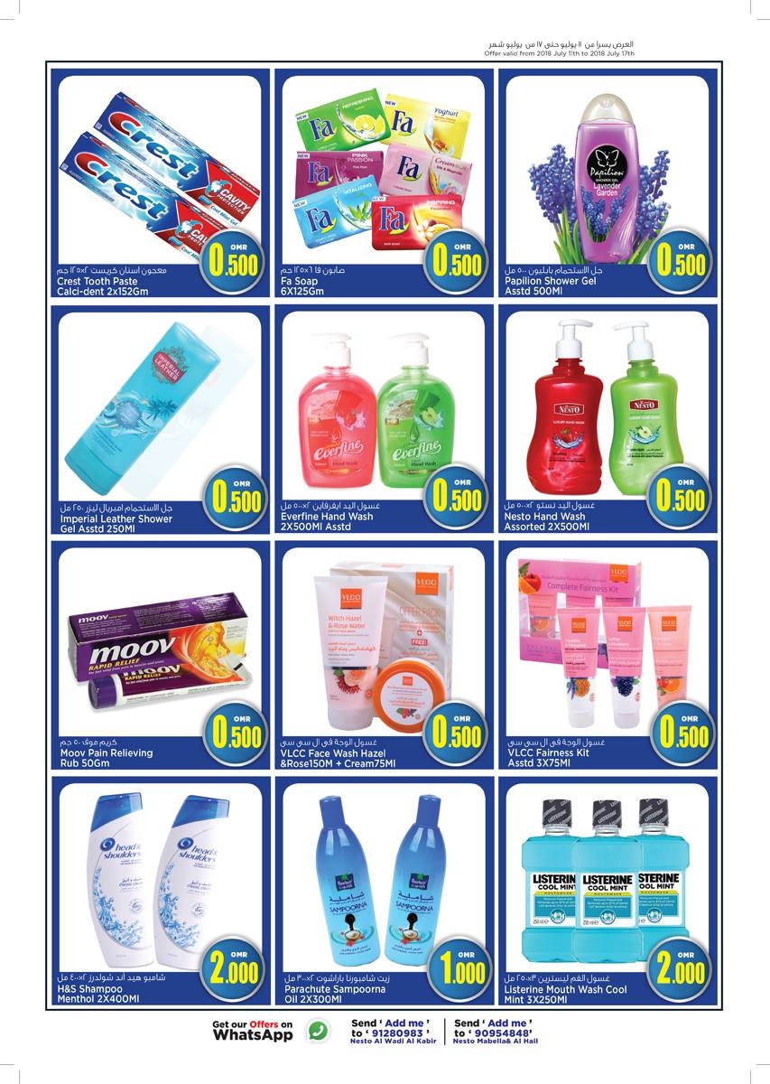 Nesto Hypermarket 500 Baisa Offers