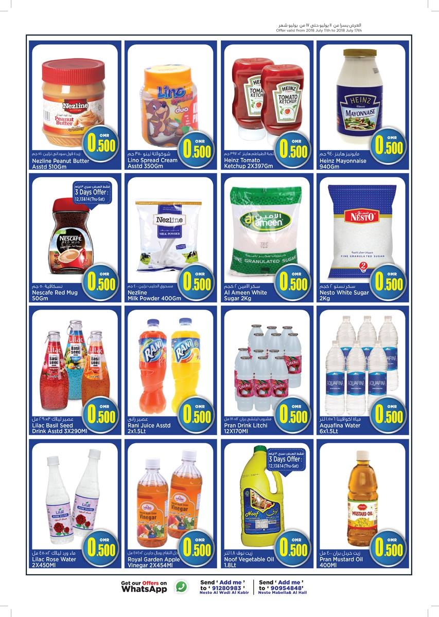 Nesto Hypermarket 500 Baisa Offers