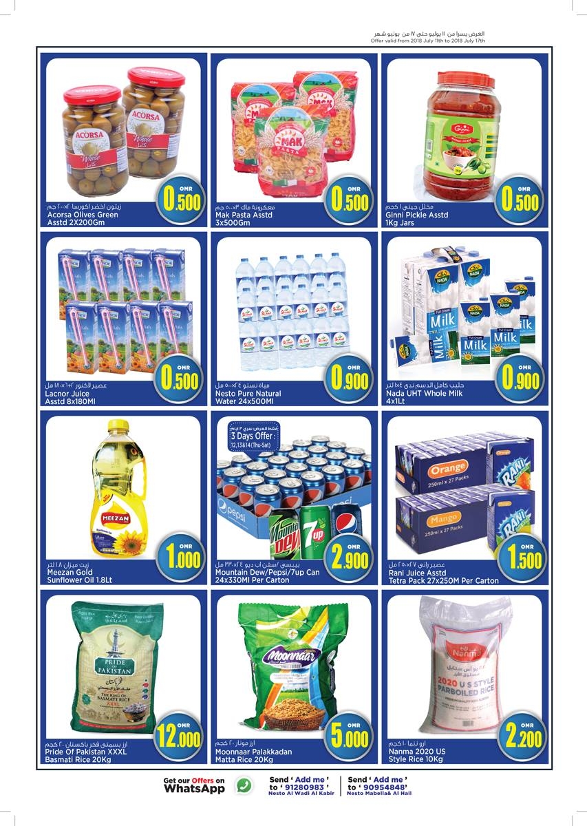 Nesto Hypermarket 500 Baisa Offers