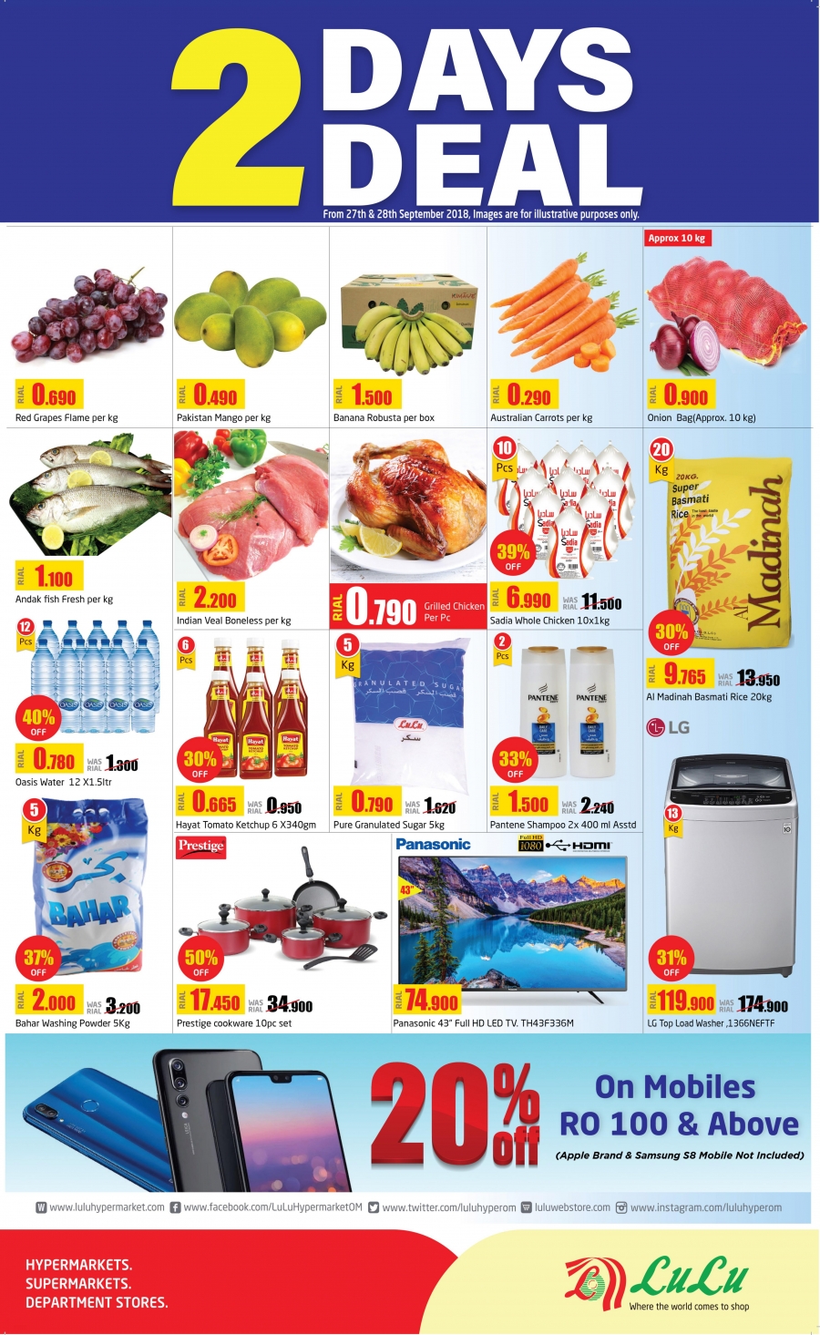 Lulu Hypermarket 2 Days Deals 