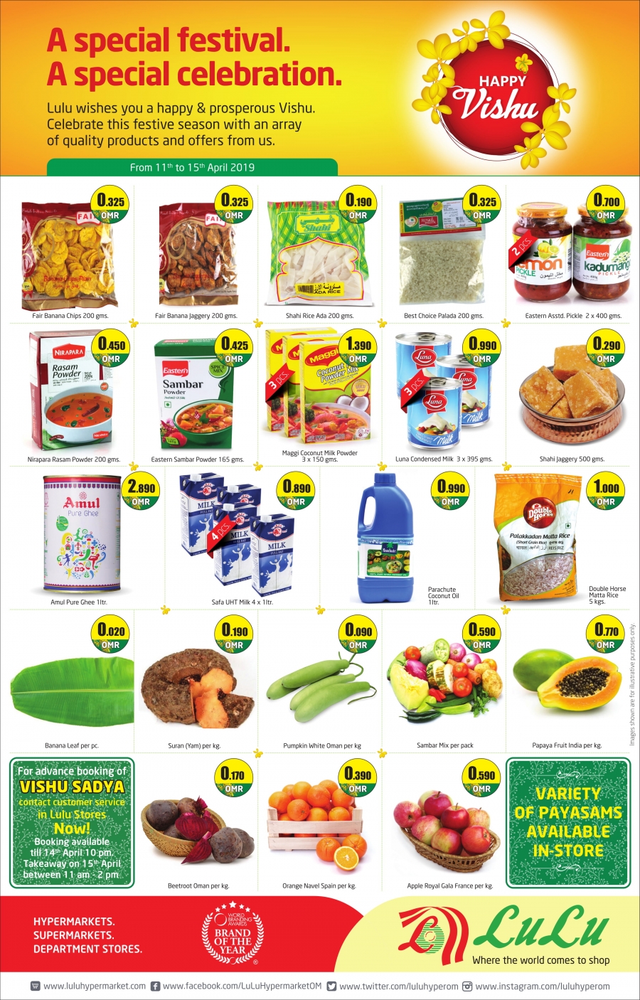 Lulu Hypermarket Vishu Offers