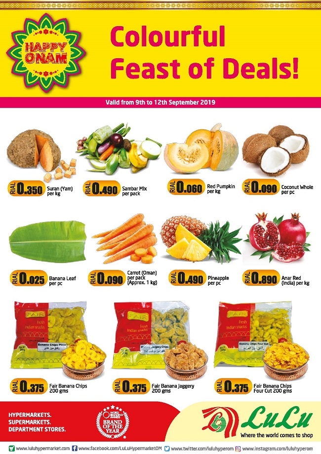 Lulu Hypermarket Happy Onam Offers