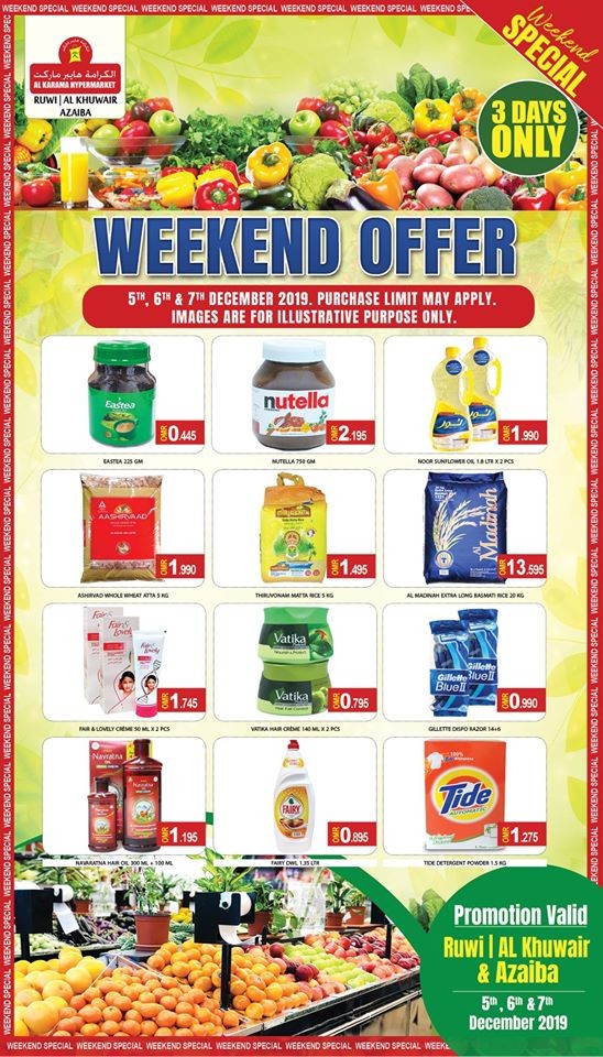 Al Karama Hypermarket Amazing Weekend Offers