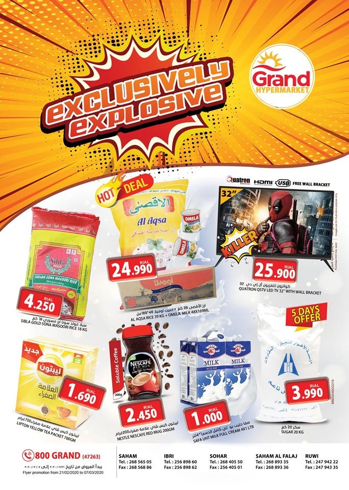 Grand Hypermarket Exclusively Explosive Offers