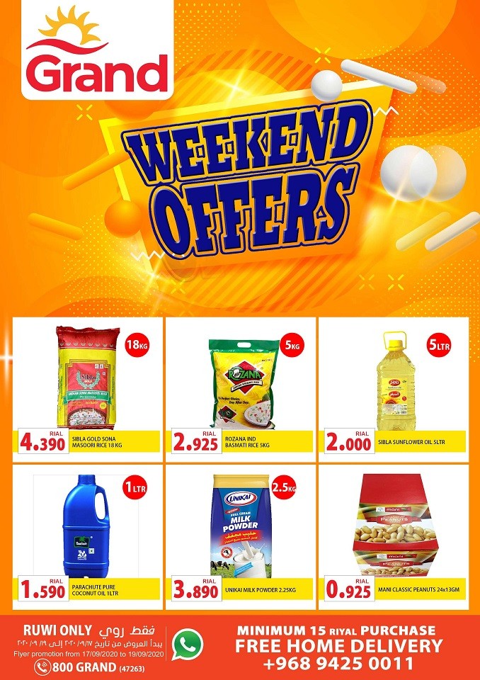 Grand Hypermarket Ruwi Weekend Offers