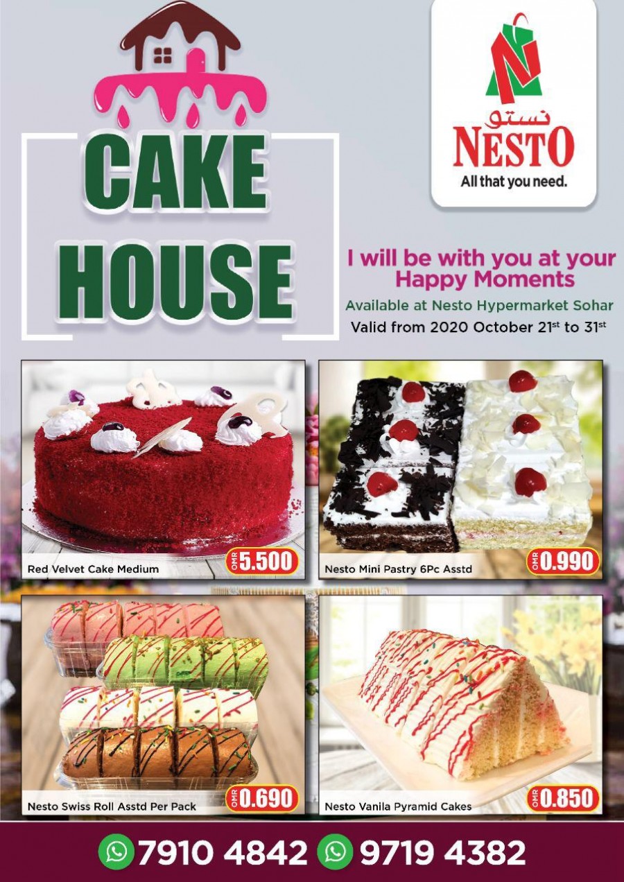 Nesto Sohar Cake House Offers