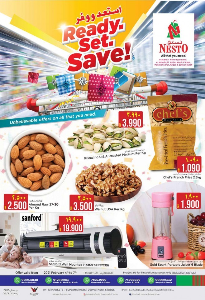 Nesto Hypermarket Ready Set Save Offers | Nesto Oman Offers