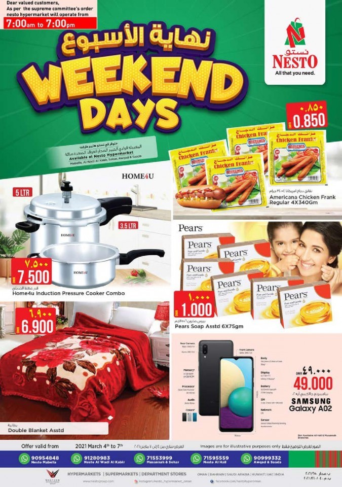 Nesto Weekend Days Offers