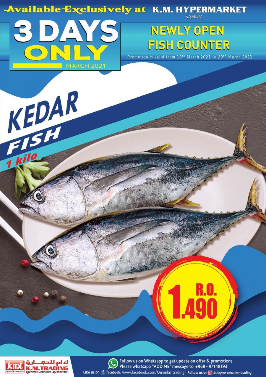 Saham Three Days Fish Offers