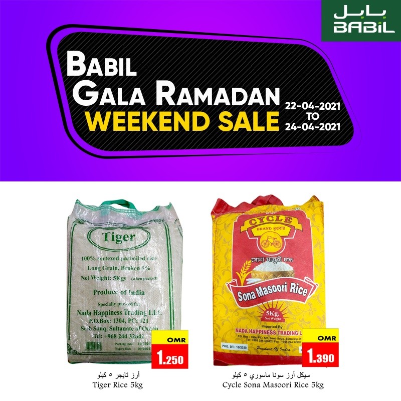 Babil Gala Weekend Sale
