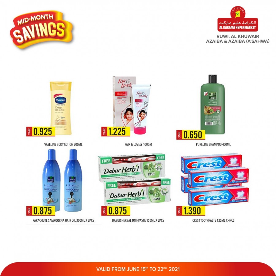 Mid Month Savings Promotion