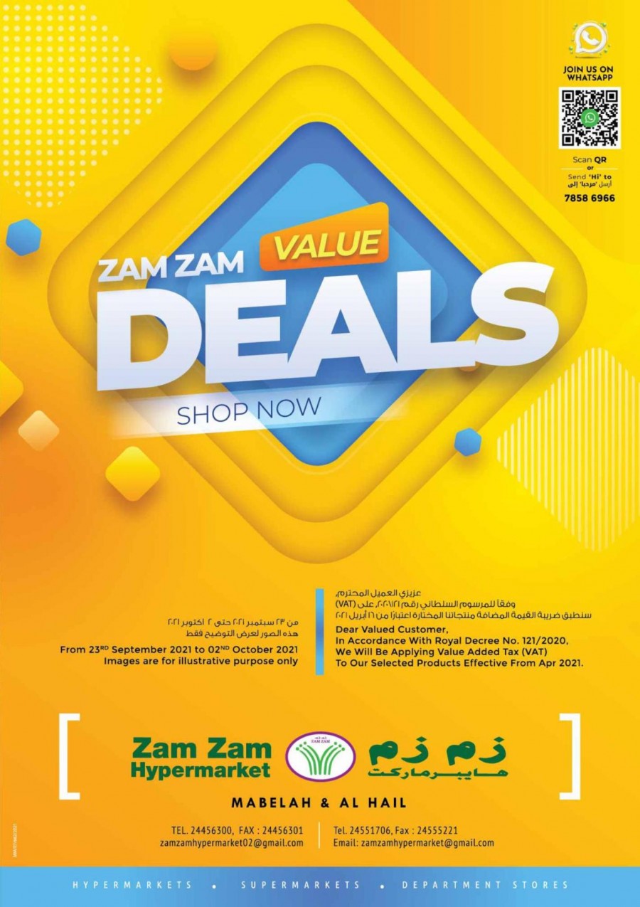 Zam Zam Hypermarket Value Deals