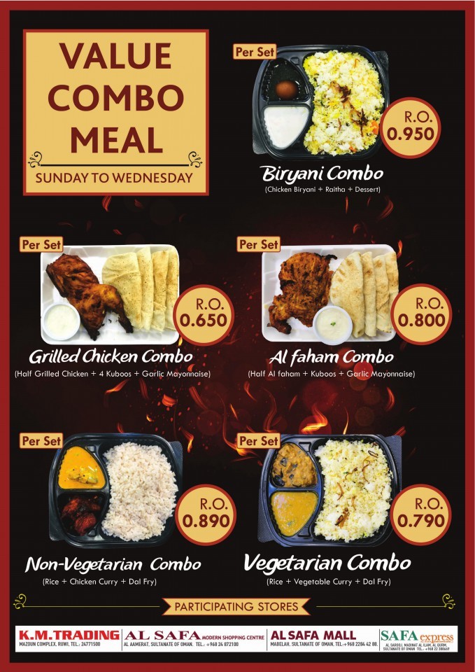 KM Trading Ruwi Value Combo Meal Deals