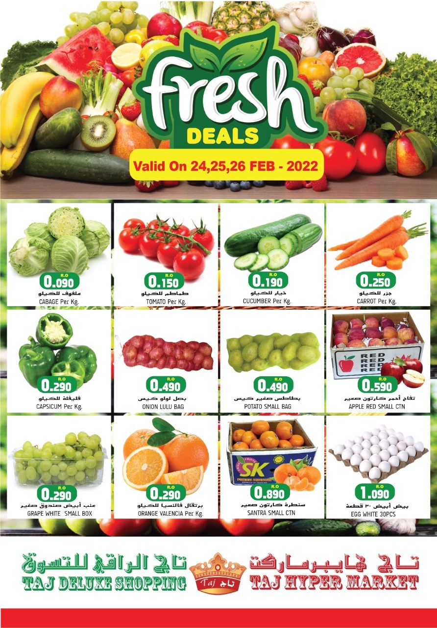 Taj Fresh Deals 24-26 February