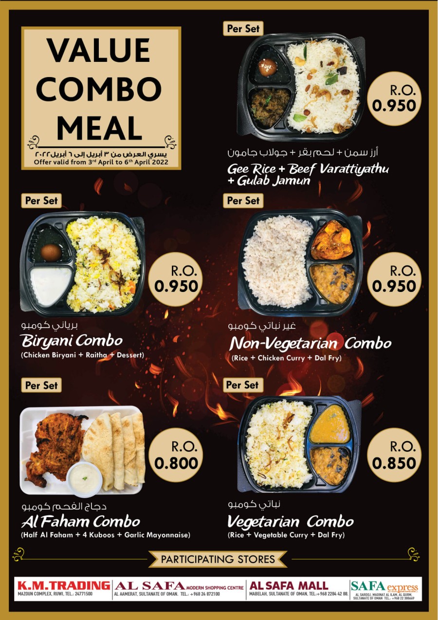 Ruwi Ramadan Value Combo Meal