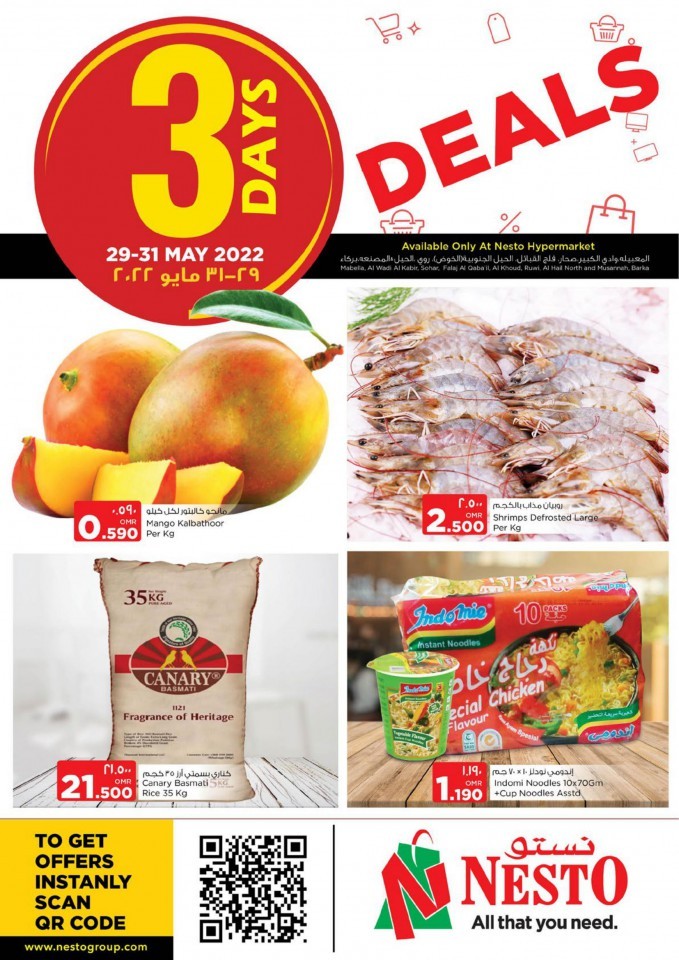 Nesto 3 Days Deals