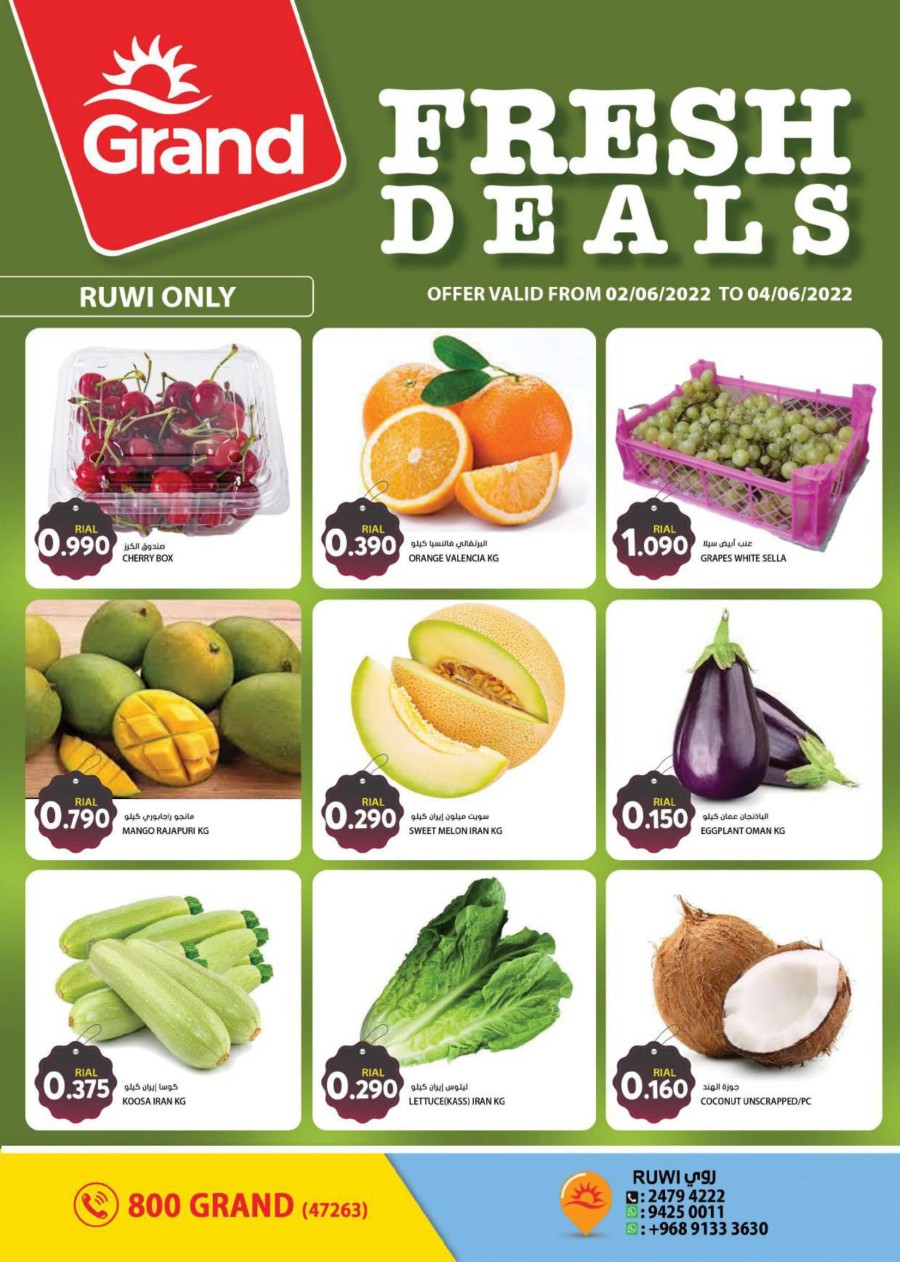 Ruwi Fresh Deal 2-4 June