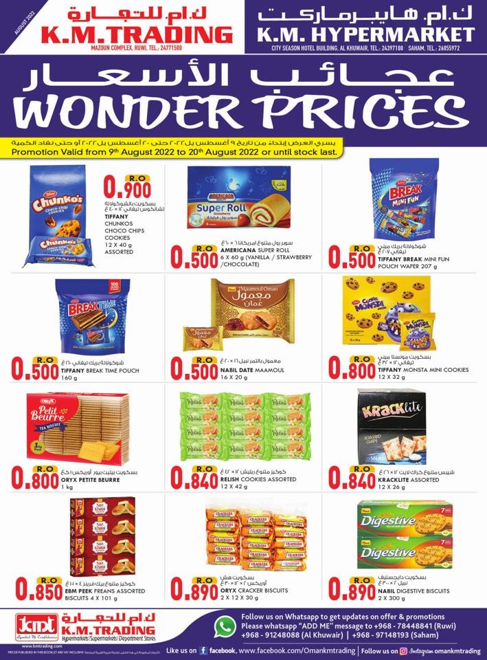 KM Trading Wonder Prices Promotion