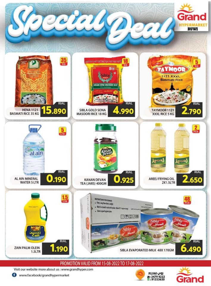 Grand Ruwi Midweek Special Deal