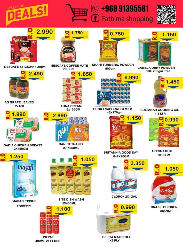 Fathima Weekend Deal 18-20 August