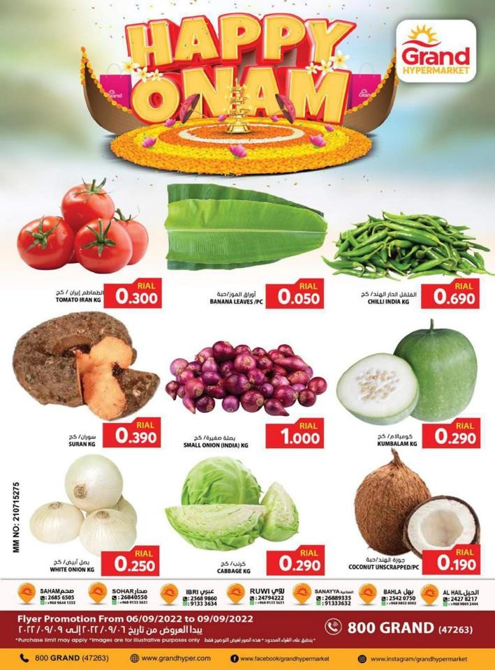 Grand Hypermarket Happy Onam