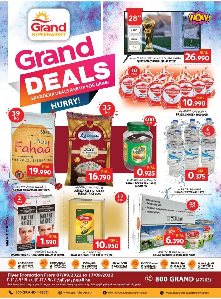 Grand Hypermarket Grandeur Deals