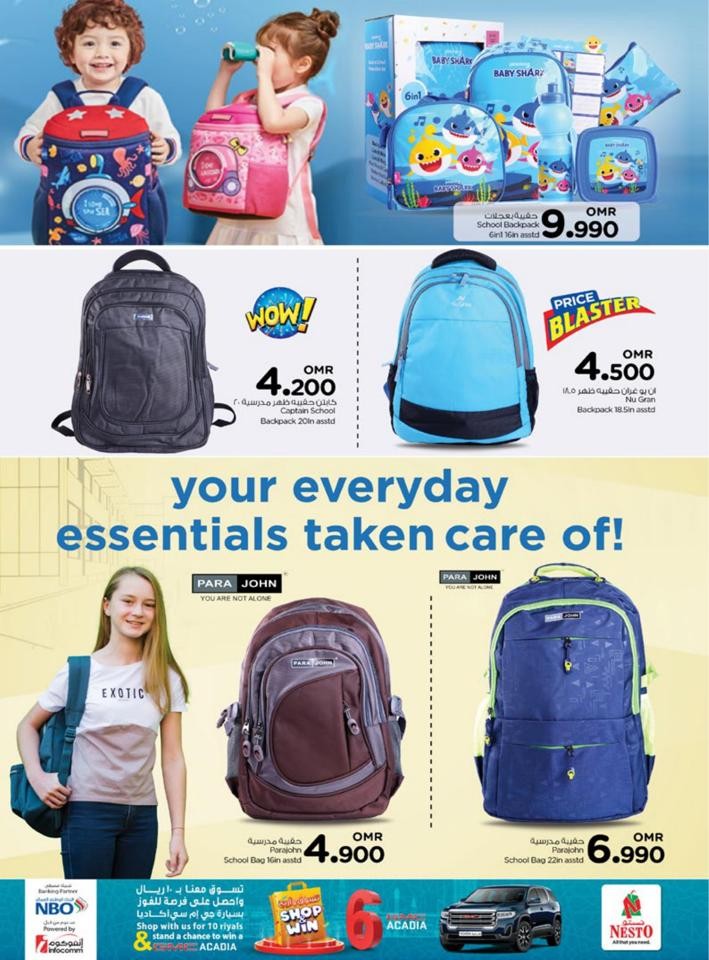 Nesto Back To School Promotion