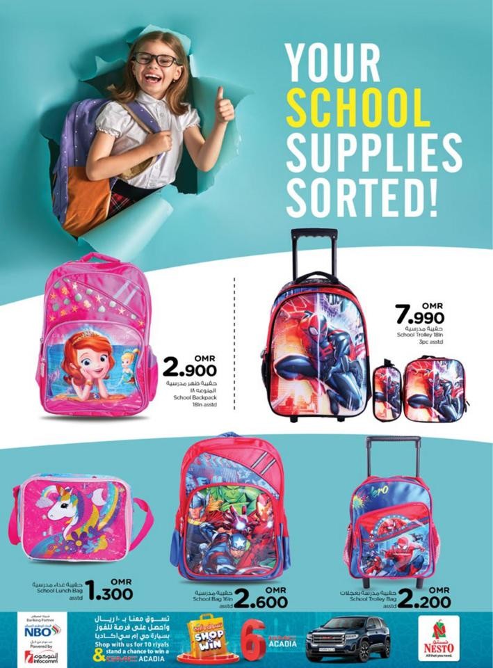 Nesto Back To School Promotion