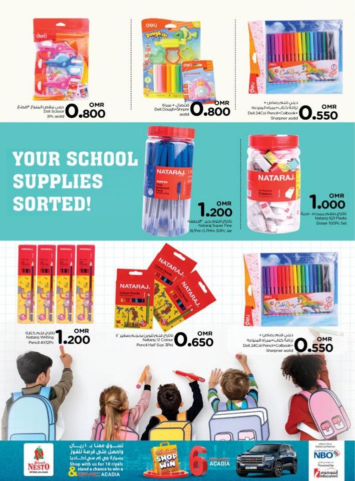 Nesto Back To School Promotion Flyer | Nesto Oman Offers