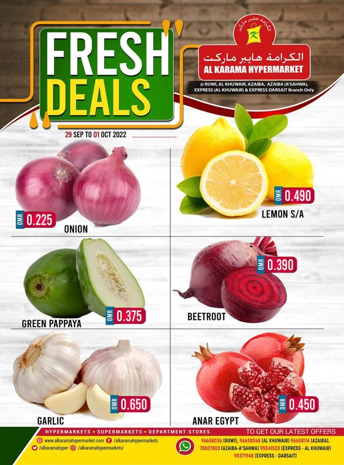 Al Karama Great Fresh Deal