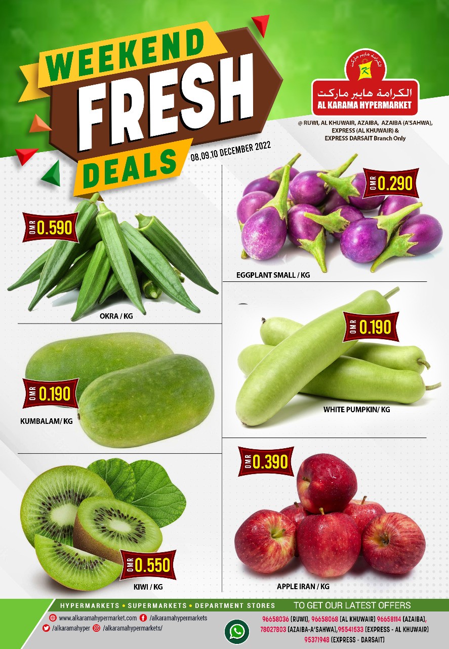 Al Karama Fresh Deal 8-10 December