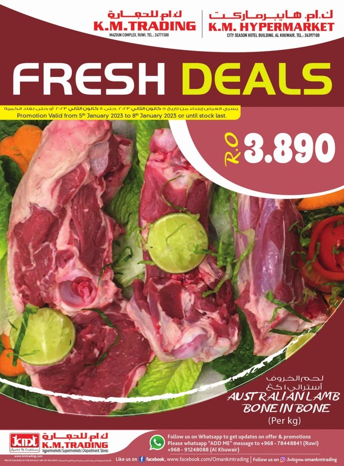 Butchery Deals 5-8 January