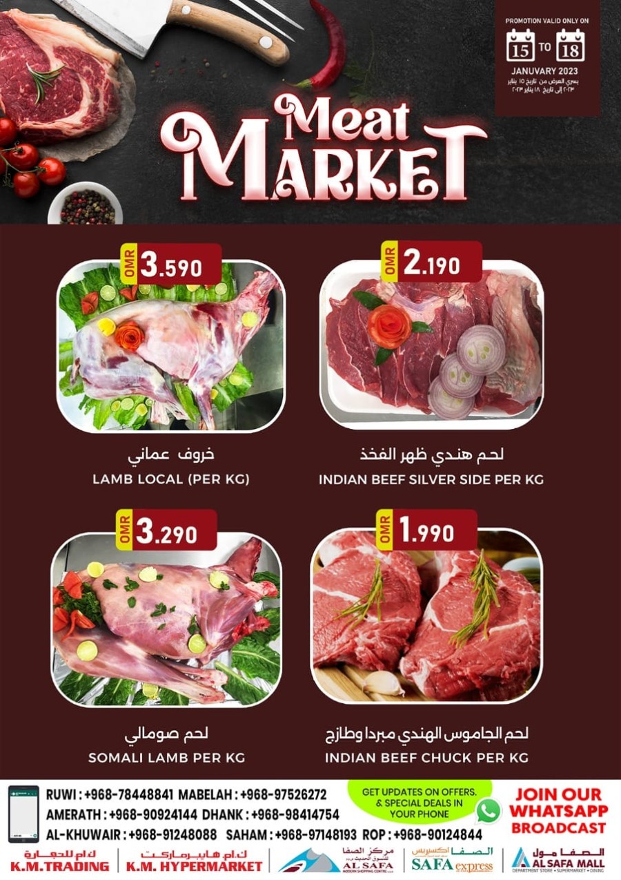 Meat Market 15-18 January