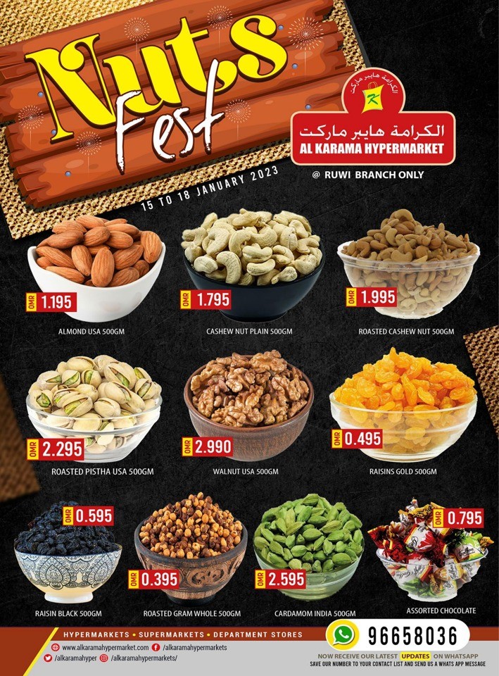 Ruwi Nuts Fest Offers