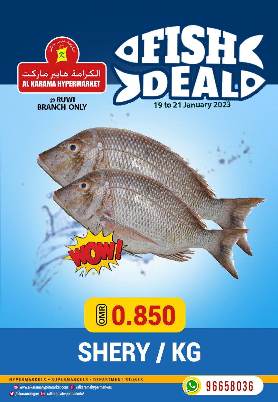 Ruwi Fish Deal 19-21 January