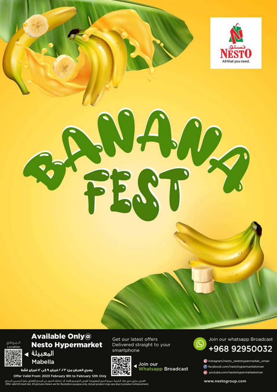 Nesto Banana Fest Offer