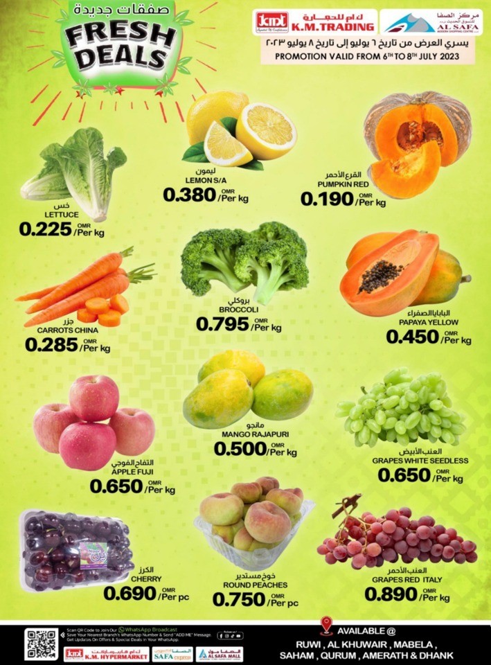 Weekend Fresh 6-8 July