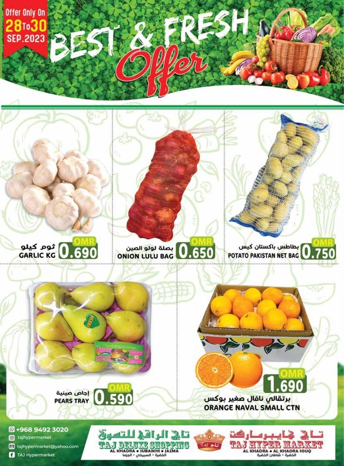 Best & Fresh 28-30 September