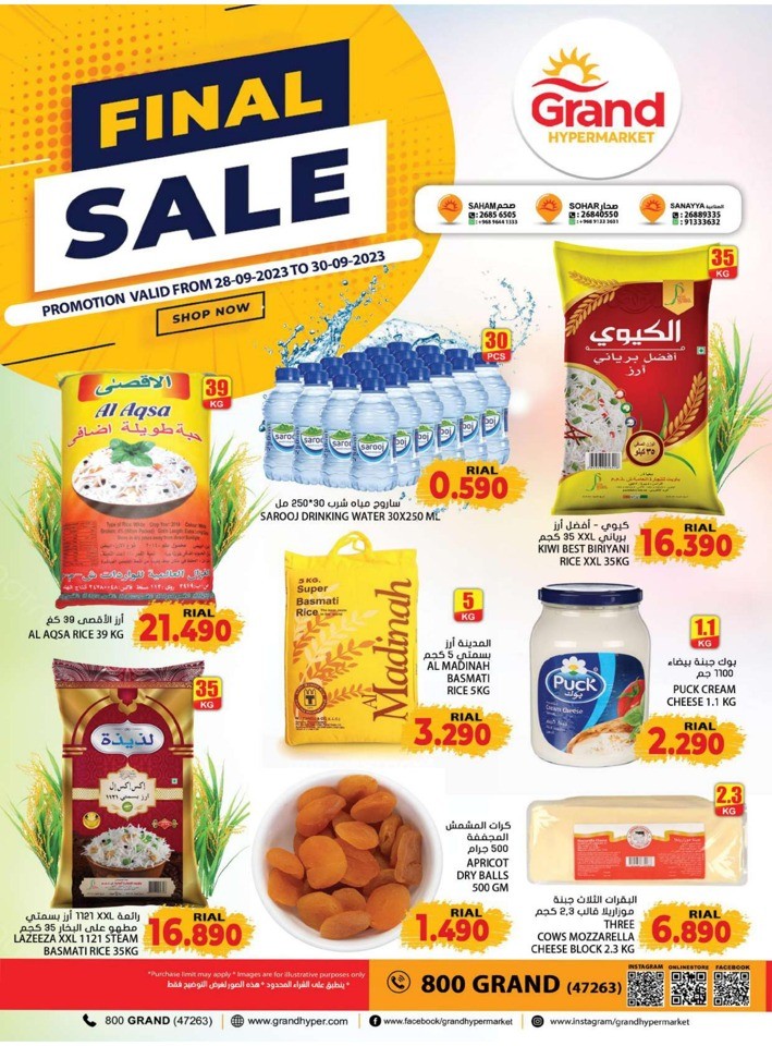 Grand Hypermarket Final Sale