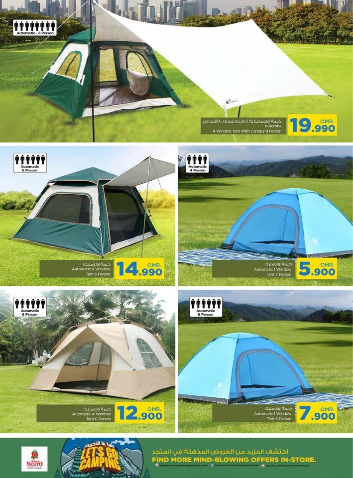 Nesto Lets Go Camping Promotion