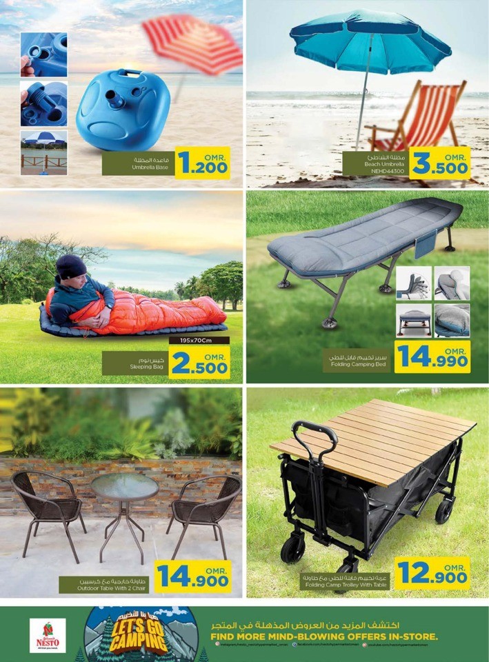 Nesto Lets Go Camping Promotion