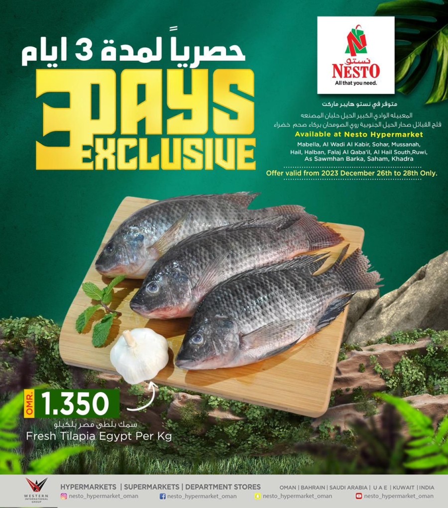 Nesto 3 Days Fish Exclusive