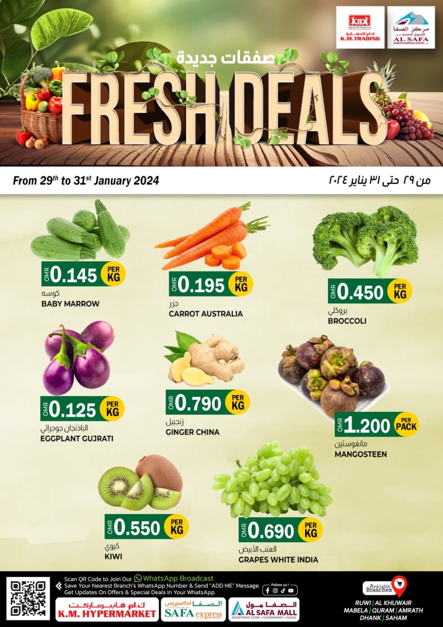 Fresh Deal 29-31 January 2024