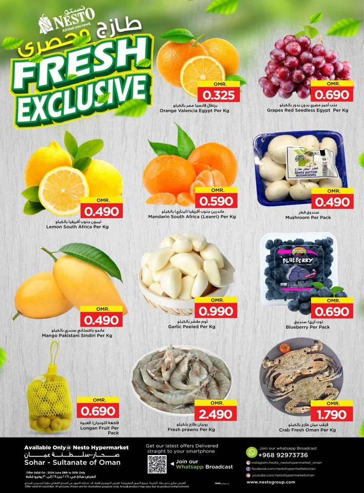 Nesto Sohar Mega Days Offer Flyer | Oman Offers Today