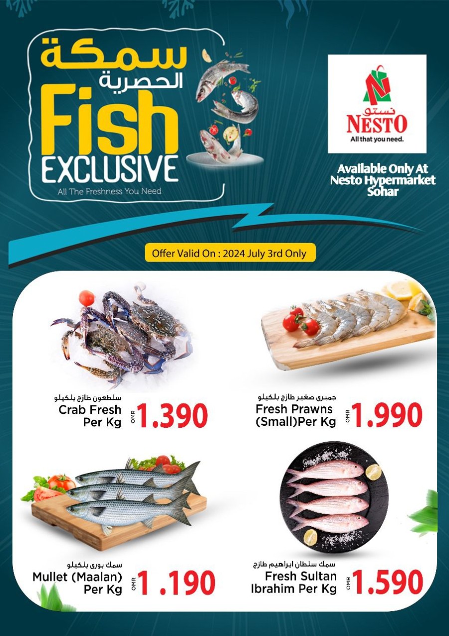 Nesto Sohar Fish Exclusive