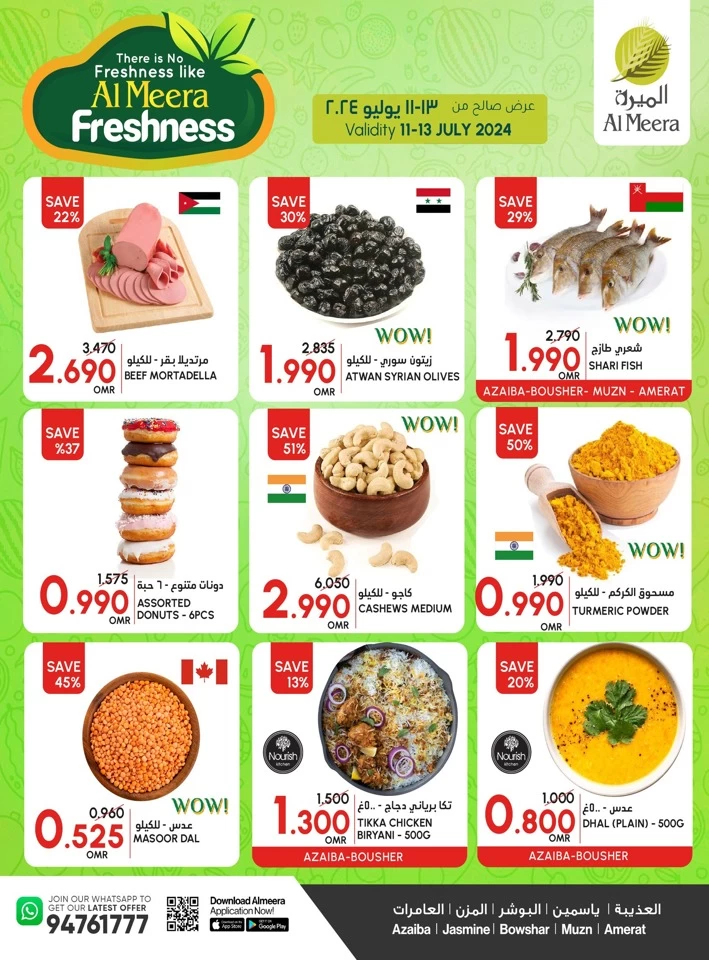 Freshness Deal 11-13 July 2024