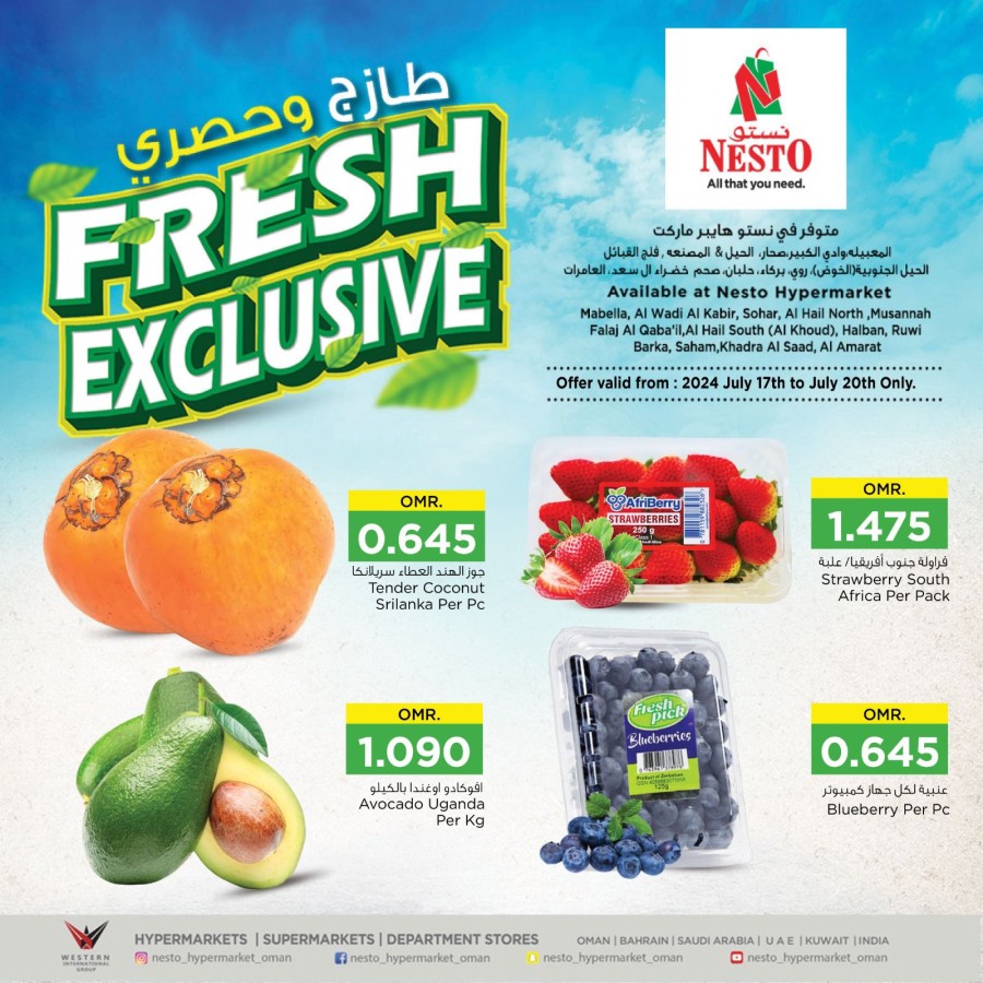 Nesto Fresh 17-20 July 2024